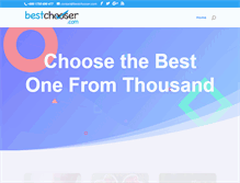 Tablet Screenshot of bestchooser.com